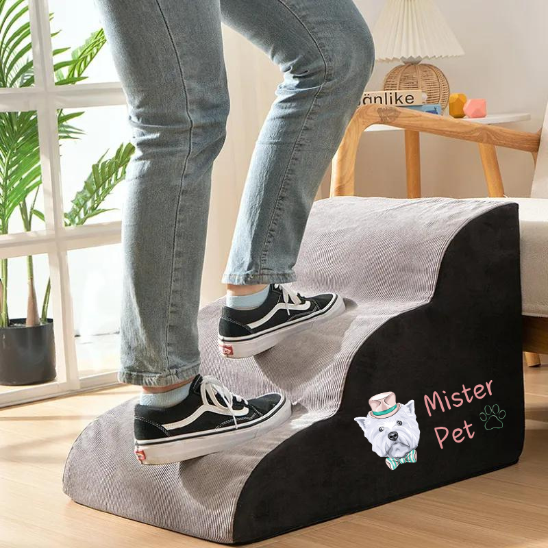 Mister Pet™ Memory Foam Dog Sofa Stairs